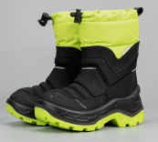 2-2000-G03 Лайм/черная прослойка МОНО 31-10 Nordman T-REX П/сапоги Повсед Дутики Иск.мат, Нат.шерсть, ПУ, ТПУ (100% ПУ, 100% ТПУ) Зима Муж