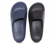 A15869 2 цвета в коробе (Синий, Чёрный) 40-8,42-8,44-8 Капитошка Туфли Пляж Шлепанцы/Пантолеты ЭВА, Без подклада, ЭВА Лето Муж