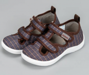 2-749-R09 Клетка коричневая 27-2,28-2,29-2,30-1,31-1 Nordman Stars П/ботинки Повсед Сандалеты Текстиль, Текстиль, ПУ (100% ПУ) Лето Муж