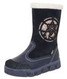 м 3-1551 Син 29-1,30-1,31-1,32-1 Лель П/сапоги Повсед Веллингтон Нат.кожа, Нат.мех, ТЭП Зима жен