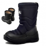 2-047-D01 Чёр МОНО 31-10 Nordman Lumi П/сапоги Повсед Дутики Иск.мат, Нат.шерсть, ПУ (100% ПУ) Зима Муж