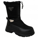 T-10863-B Чёр 33-1,34-1,35-2,36-2,37-1,38-1 Tom&Miki П/сапоги Повсед Дутики Иск.мат, Нат.шерсть, ТПР Зима жен