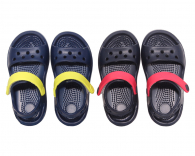 A18262 2 цвета в коробе (Синий/жёлтый, Синий/красный) 24-4,25-4,26-4,27-4,28-4,29-4 Капитошка Туфли Пляж Сандалии ЭВА, Без подклада, ЭВА Лето Муж