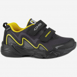 72890c-1 черный-желтый 31-1,32-1,33-1,34-1,35-1 Kapika П/ботинки Актив.отдых Кроссовки Softshell, Текстиль, ЭВА/Полимерный материал В/О Муж