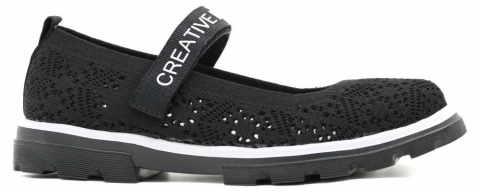 23820-3 Чёр 33-1,34-1,35-1,36-1,37-1 Kapika Туфли Школа Mary Jane Текстиль, Текстиль, ЭВА/резина Лето жен