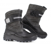 м 3-1293 Чёр 29-1,30-1,31-1,32-1 Лель П/сапоги Повсед Веллингтон Нат.кожа, Нат.мех, ТЭП Зима Муж