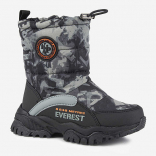 1485д-3 черный-оранжевый 28-1,29-1,30-1,31-1,32-1 Kapika П/сапоги Повсед Дутики Иск.мат, Нат.шерсть, ЭВА/ТЭП Зима Муж