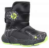 1487д-1 черный-салатовый 26-1,27-1,28-1,29-1,30-1 Kapika П/сапоги Повсед Дутики Иск.мат, Нат.шерсть, ЭВА/ТЭП Зима Муж