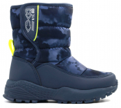 1486д-4 синий-салатовый 26-1,27-1,28-1,29-1,30-1 Kapika П/сапоги Повсед Дутики Иск.мат, Нат.шерсть, ЭВА/ТЭП Зима Муж