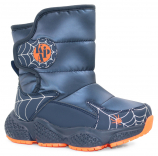 1487д-2 синий-оранжевый 26-1,27-1,28-1,29-1,30-1 Kapika П/сапоги Повсед Дутики Иск.мат, Нат.шерсть, ЭВА/ТЭП Зима Муж