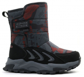 1634д-2 Чёр 33-1,34-1,35-1,36-1,37-1 Kapika П/сапоги Повсед Дутики Иск.мат, Нат.шерсть, ЭВА/ТЭП Зима Муж