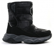 1635д-1 Чёр 28-1,29-1,30-1,31-1,32-1 Kapika П/сапоги Повсед Дутики Иск.мат, Нат.шерсть, ЭВА/резина Зима Муж