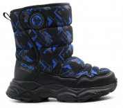 1639д-2 Чёр 28-1,29-1,30-1,31-1,32-1 Kapika П/сапоги Повсед Дутики Иск.мат, Нат.шерсть, ЭВА/резина Зима Муж