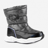 1681д-2 черный-серый 26-1,27-1,28-1,29-1,30-1 Kapika П/сапоги Повсед Дутики Иск.мат, Нат.шерсть, ЭВА/ТЭП Зима жен