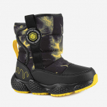 1718д-1 черный-желтый 26-1,27-1,28-1,29-1,30-1 Kapika П/сапоги Повсед Дутики Иск.мат, Нат.шерсть, ЭВА/ТЭП Зима Муж