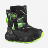 1718д-2 черный-зеленый 26-1,27-1,28-1,29-1,30-1 Kapika П/сапоги Повсед Дутики Иск.мат, Нат.шерсть, ЭВА/ТЭП Зима Муж