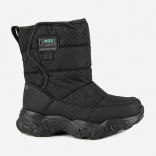 1801д-2 черный-бирюзовый 31-1,32-1,33-1,34-1,35-1 Kapika П/сапоги Повсед Дутики Иск.мат, Нат.шерсть, ЭВА/ТЭП Зима Муж