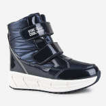 44277-1 Син 36-1,37-1,38-1,39-1,40-1 Kapika Ботинки Повсед Дутики Иск.мат, Мемб/нат.шерсть, ЭВА/резина Зима жен