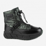 44279-2 Олив 36-1,37-1,38-1,39-1,40-1 Kapika Ботинки Повсед Дутики Иск.мат, Мемб/нат.шерсть, ЭВА/резина Зима жен