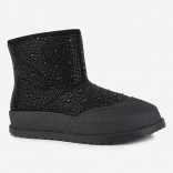 64298ш-1 Чёр 35-1,36-1,37-1,38-1,39-1 Kapika П/сапоги Повсед Дутики Иск.мат, Нат.шерсть, Резина Зима жен