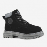 64302шк-2 Чёр 36-1,37-1,38-1,39-1,40-1 Kapika Ботинки Повсед Дерби Иск.мат, Нат.шерсть, Резина Зима Муж