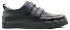 231065 Чёр 33-1,34-1,35-1,36-1,37-1 Kapika П/ботинки Школа Дерби Нат.кожа, Кожподклад, ЭВА/резина В/О Муж