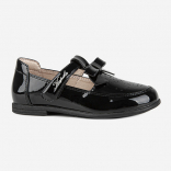 21411пн-1 черный лак 23-1,24-1,25-1,26-1,27-1 Kapika Туфли Повсед T-STRAP Иск.мат, Кожподклад, ТЭП (термоэластопласт) Лето жен