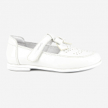 21411пн-3 Бел 23-1,24-1,25-1,26-1,27-1 Kapika Туфли Повсед T-STRAP Иск.мат, Кожподклад, ТЭП (термоэластопласт) Лето жен