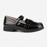 22613п-1 Чёр 26-1,27-1,28-1,29-1,30-1 Kapika Туфли Школа Mary Jane Иск.мат, Кожподклад, Резина Лето жен