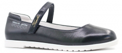 22915п-2 Син 28-1,29-1,30-1,31-1,32-1,33-1 Kapika Туфли Школа Mary Jane Иск.мат, Кожподклад, Резина Лето жен
