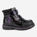 51413уп-1 Чёр 23-1,24-1,25-1,26-1,27-1 Kapika Ботинки Повсед Дерби Иск.мат, Байка/Флис, ТЭП (термоэластопласт) В/О жен