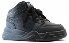 731061у-2 Чёр 31-1,32-1,33-1,34-1,35-1,36-1 Kapika П/ботинки Актив.отдых Кроссовки Иск.мат, Байка/Флис, ЭВА В/О жен