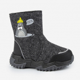 00207-1 Чёр 26-1,27-1,28-1,29-1,30-1 Kapika П/сапоги Повсед Валенки Войлок, Нат.шерсть, ТЭП (термоэластопласт) /ПУ (полиуретан) Зима Муж