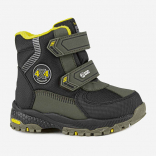 42509-2 черный-хаки 26-1,27-1,28-1,29-1,30-1 Kapika Ботинки Повсед Оксфорд Иск.мат, Мемб/нат.шерсть, ЭВА/ТЭП Зима Муж