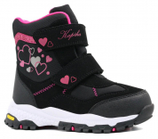 42517-1 Чёр 26-1,27-1,28-1,29-1,30-1 Kapika Ботинки Повсед Оксфорд Иск.мат, Мемб/нат.шерсть, ЭВА/ТЭП Зима жен