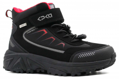 43520с-1 черный-красный 34-1,35-1,36-1,37-1,38-1 Kapika Ботинки Повсед Оксфорд Softshell, Мемб/текстиль, ЭВА/резина Зима Муж