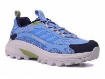 F7625-5 Син 36-1,37-2,38-2,39-2,40-1 Strobbs П/ботинки Актив.отдых Кроссовки Иск.мат, Текстиль, ЭВА,Резина В/О жен