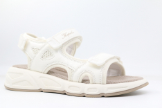 33605п-3 Белый-бежевый 33-1,34-1,35-1,36-1,37-1 Kapika Туфли Повсед Сандалии Иск.мат, Текстиль, ЭВА Лето жен