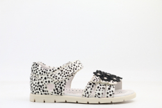 32966-3 белый-черный 28-1,29-1,30-1,31-1,32-1 Kapika Туфли Повсед Сандалеты Нат.кожа, Кожподклад, ТЭП (термоэластопласт) Лето жен