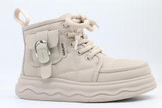 51586ук-2 Беж 26-1,27-1,28-1,29-1,30-1 Kapika Ботинки Повсед Дерби Иск.мат, Байка/Флис, ТЭП (термоэластопласт) В/О жен