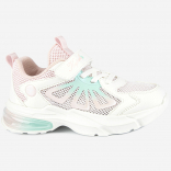 721029н-1 белый-розовый 28-1,29-1,30-1,31-1,32-1 Kapika П/ботинки Актив.отдых Кроссовки Иск.мат, Текстиль, ЭВА/ТЭП/ТПУ В/О жен