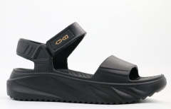 84096-1 Чёр 37-2,38-2,39-2,40-2,41-2 Kapika Туфли Пляж Сандалии ЭВА, Без подклада, ЭВА Лето жен