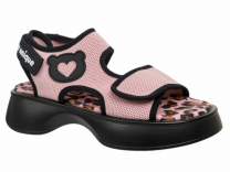 23-540C2 Пыльная роза 33-2,34-2,35-2,36-2,37-2 Indigo kids Туфли Повсед Сандалии Текстиль, Текстиль, ПУ Лето жен