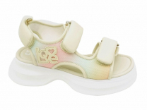 23-541A Беж 33-2,34-2,35-2,36-2,37-2 Indigo kids Туфли Повсед Сандалии Иск.мат, Иск.кожа, ЭВА Лето жен