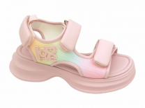 23-541B Роз 33-2,34-2,35-2,36-2,37-2 Indigo kids Туфли Повсед Сандалии Иск.мат, Иск.кожа, ЭВА Лето жен