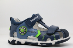 31839-1 Син 23-1,24-1,25-1,26-1,27-1 Kapika П/ботинки Повсед Сандалеты Нат.кожа, Кожподклад, ТЭП (термоэластопласт) Лето Муж