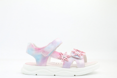 32969п-2 розовый-разноцветный 28-1,29-1,30-1,31-1,32-1 Kapika Туфли Повсед Сандалии Иск.мат, Кожподклад, ЭВА/резина Лето жен