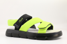 33836-2 Салат 33-1,34-1,35-1,36-1,37-1 Kapika Туфли Повсед Сандалии Текстиль, Кожподклад, ПУ (полиуретан) Лето жен