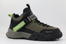 731160-2 черный-хаки 31-1,32-1,33-1,34-1,35-1 Kapika П/ботинки Актив.отдых Кроссовки Иск.мат, Текстиль, Резина В/О Муж