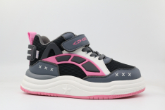 721149-1 серый-розовый 28-1,29-1,30-1,31-1,32-1 Kapika Ботинки Актив.отдых Кроссовки Иск.мат, Текстиль, ЭВА/ТЭП В/О жен